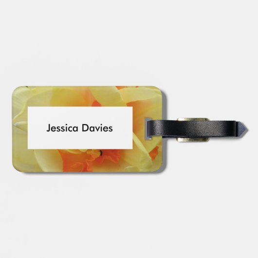 Extravaganter, kundenspezifischer Gepäckanhänger (Rückseite horizontal)