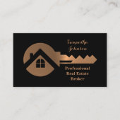 Extravaganter Kupfer Key Real Anwesen Broker Busin Visitenkarte (Vorderseite)