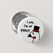 Extravaganter Lama-Knopf Button (Vorne & Hinten)