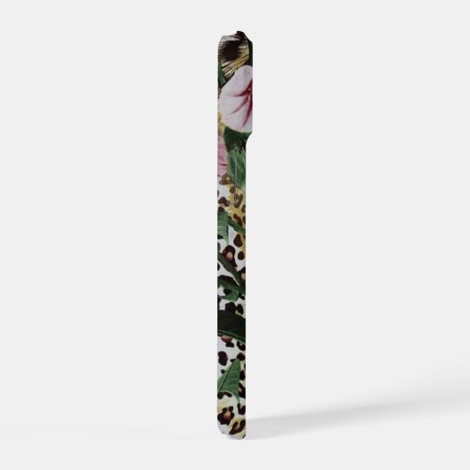 Extravaganter Leopard Print iPhone Case 15 Hülle (Rechte Seite)