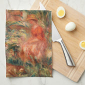 Extravaganter Llama- und Renoir-Bauernhof Geschirrtuch (Viertel Falte)