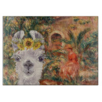 Extravaganter Llama- und Renoir-Bauernhof