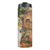 Extravaganter Llama- und Renoir-Bauernhof Thermosbecher (Vorderseite)