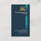 Extravaganter Logistischer Aufwärtsverkehr Visitenkarte (Rückseite)