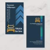 Extravaganter Logistischer Aufwärtsverkehr Visitenkarte (Vorne/Hinten)