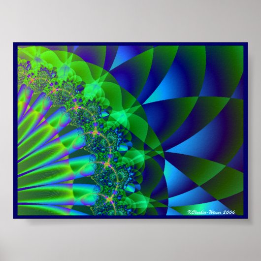 Extravaganter Lüfter Poster (Vorne)