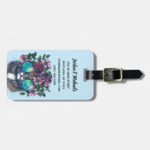 Extravaganter Maine-Waschbär | addieren Ihren Gepäckanhänger (Vorderseite horizontal)