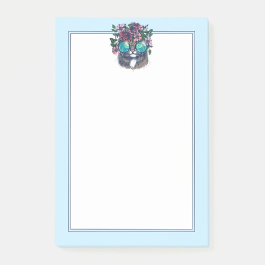 Extravaganter Maine-Waschbär Post-it Klebezettel (Vorderseite)