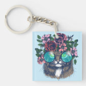 Extravaganter Maine-Waschbär Schlüsselanhänger (Vorderseite)