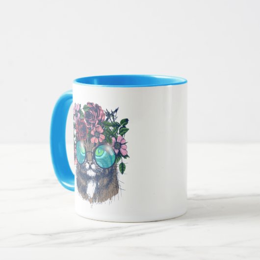 Extravaganter Maine-Waschbär Tasse (Vorderseite Links)