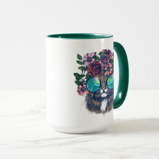 Extravaganter Maine-Waschbär Tasse (VorderseiteRechts)