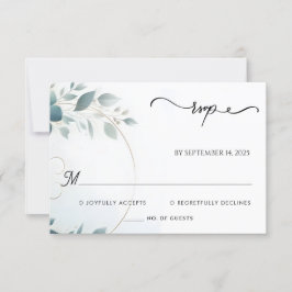 Extravaganter Metallglam Shiny High End Silver Wed RSVP Karte