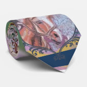 Extravaganter Mohnmarmor Krawatte (Gerollt)