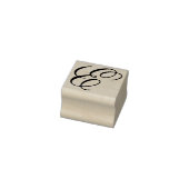 Extravaganter Monogramm Buchstaben E Bearbeiten De Gummistempel (Stempel)