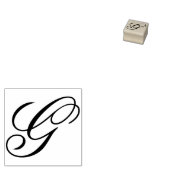 Extravaganter Monogramm Buchstaben G Bearbeiten De Gummistempel (Stempel)