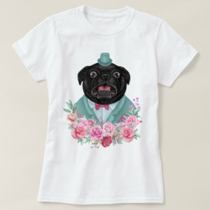 Extravaganter Mops T-Shirt