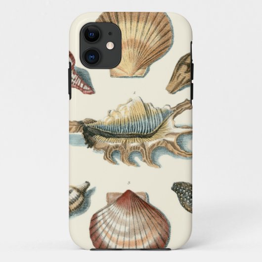 Extravaganter Muschel-Strand Case-Mate iPhone Hülle (Rückseite)
