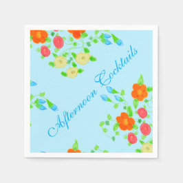 Extravaganter Nachmittag farbenfroh Serviette