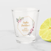 Extravaganter Name des Kirschblossoms Datum 21. Ge Schnapsglas (Vorderseite)