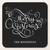 Extravaganter Name für Weihnachten Rechteckiger Pappuntersetzer (Vorderseite)