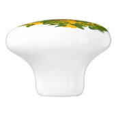 Extravaganter Niedlicher Igel Aquarelldruck Keramikknauf (Seitenansicht)