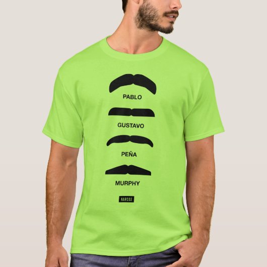 extravaganter Pablo gustavo pena murphe narcos T-Shirt (Vorderseite)