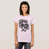 Extravaganter Pferdeentwurf T-Shirt (Vorne ganz)