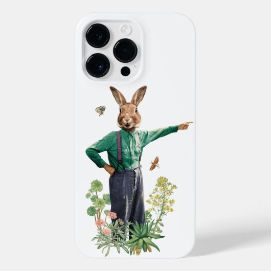 EXTRAVAGANTER RABBIT-BAUER iPhone HÜLLE (Rückseite)