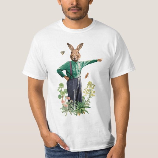 EXTRAVAGANTER RABBIT-BAUER T-Shirt (Vorderseite)