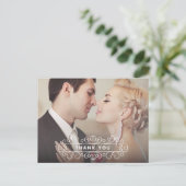 EXTRAVAGANTER RAHMEN | DANKE, DASS SIE DIE KARTE P (Stehend Vorderseite)