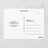 EXTRAVAGANTER RAHMEN | DANKE, DASS SIE DIE KARTE P (Rückseite)