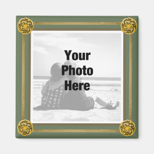 Extravaganter Rahmen-Foto-Magnet Magnet