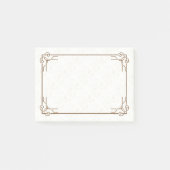 Extravaganter Rahmen Post-it Klebezettel (Vorderseite)