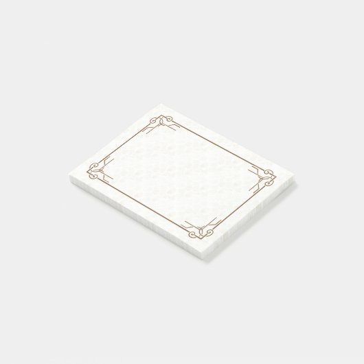 Extravaganter Rahmen Post-it Klebezettel (angewinkelt)