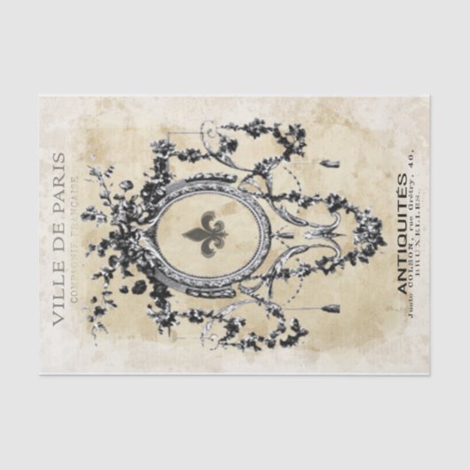 Extravaganter Rahmen Seidenpapier (Vorderseite)