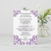 Extravaganter Rand Skull - Zusätzliche Information Begleitkarte (Stehend Vorderseite)