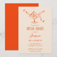 Extravaganter Retro-Brautparty-Cocktail in Handsch