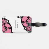 Extravaganter Rolle-Monogramm-Gepäck-Umbau Gepäckanhänger (Rückseite horizontal)