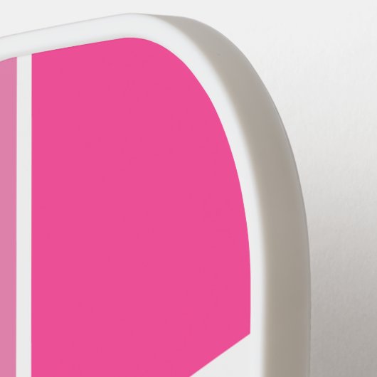 Extravaganter schick, zwei Ton rosa, gespaltene Le Pickleball Schläger (Linke Seite)