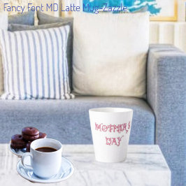 Extravaganter Schriftart MD Latte-Tasse Milchtasse