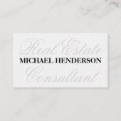 Extravaganter Schriftart Wavy Visitenkarte (Vorderseite)