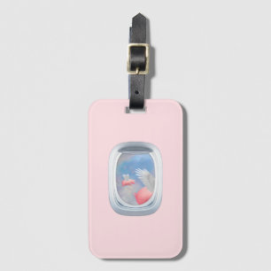 Extravaganter Schweineflieger Gepäckanhänger