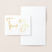 Extravaganter Script-Schriftart | Vielen Dank Folienkarte (Anzeige)