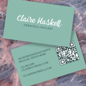 Extravaganter Script Soft Summer Minimalistisch Mo Visitenkarte