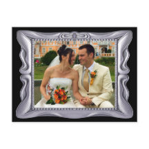 Extravaganter Silver Frame Foto hinzufügen