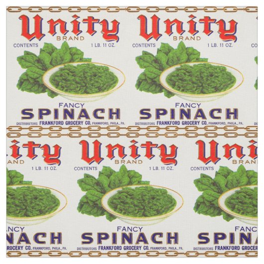 extravaganter Spinat aus den 30er Jahren von Unity Stoff (Muster)