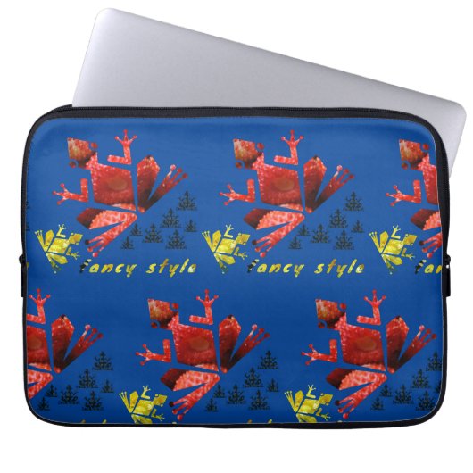 extravaganter Stil Laptopschutzhülle (Vorderseite)