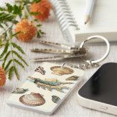 Extravaganter Strand der Muschel Schlüsselanhänger (Vorderseite rechts)