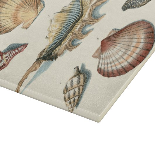 Extravaganter Strand der Muschel Schneidebrett (Ecke)