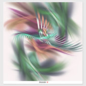 Extravaganter Tänzer Aufkleber (Blatt)